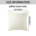thumbnail image 5 of REGALWOVEN Pack of 2 Velvet Decorative Throw Pillow Covers Modern Cushion Covers with Zipper Beige 16" x 16", 5 of 6