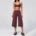 thumbnail image 2 of Womens 2 Piece Workout Sets Short Matching Lounge Sets Summer Clothes Going Out Gym Outfits,Gym Wear(Wine,XL), 2 of 8