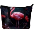 thumbnail image 2 of Flamingo Canvas Leather Mix Hand Bag Twill Sponge Jeanette 30x10.5x39cm/11.8x4.1x15.4in, 2 of 5