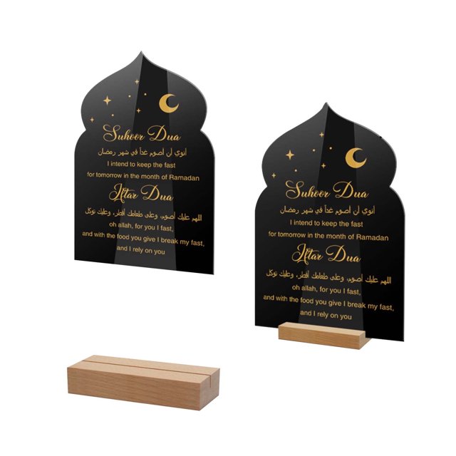 Fankiway - Adornos de mesa de acrílico de 2 mm de grosor para decoración del hogar, calendario de escritorio, calendario festivo, decoración de mesa, calendario manuscrito, regalos finos
