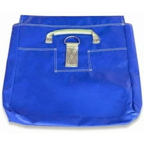 TentandTable Extra Durable Strong Vinyl Sand Bag | Blue PVC | 21" x 21" | Used to Support and Anchor Inflatables, Bounce Houses, Water Slides, Tents, and More | Holds Up to 50 Pounds | 10 Pack