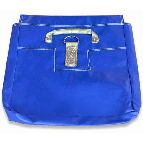 TentandTable Extra Durable Strong Vinyl Sand Bag | Blue PVC | 21" x 21" | Used to Support and Anchor Inflatables, Bounce Houses, Water Slides, Tents, and More | Holds Up to 50 Pounds | 10 Pack