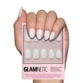 thumbnail image 1 of Pantalones cortos clásicos opacos con forma de cisne blanco de Press On Nails, 1 of 6