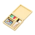 thumbnail image 4 of Juego de pinceles y herramientas de pintura para casa de muñecas en miniatura a escala 1:6, escala 1:12 Madera, 4 of 7