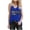 Blue, variant on SDJMa Women’s Sexy Sleeveless Back Tank Tops Women Fashion Casual O-Neck Sunflower Print Sleeveless T-Shirt Tank Top Vest