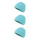 thumbnail image 2 of Jumpingount Sombreros para mujer Sombrero simple Accesorio de ropa Sombrero de moda Sombrero de punto grueso cómodo para al aire libre Gris oscuro Gris oscuro 3piezas Jumpingount CBP225337, 2 of 6