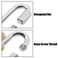 2 Pack Quick Link M8 5/16 Inch Heavy Duty Carabiner D Shape Chain Links