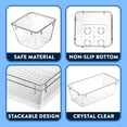 thumbnail image 4 of Emporio Kitchen Drawer Organizer Set - Includes 6-piece 9x6" bins, 10-piece 9x3" bins, 18-piece 6x3" Bins, 30-piece 3x3" Bins, Stackable Storage Trays, Pack of 64, 4 of 4