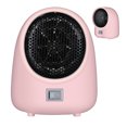 thumbnail image 4 of Mini Heater Fast Heating Overheating Protection Small Space Warmer for Home Table Pink EU Plug 220V, 4 of 5