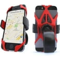 thumbnail image 4 of HSHDLDF Phone Mount X Holder Grip Tether Rubber Strap Silicone Security Bands - Universal Motorcycle Bike Phone Mount Accessories Replacement Parts - Elastic X Web Grip (2 Black & 2 Red) 4 Pack, 4 of 6
