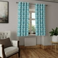 thumbnail image 2 of Ambesonne Grommet Curtain, , 50"x108", Petrol Blue Seafoam, 2 of 5