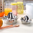 thumbnail image 3 of Manual Juicer Lemon Orange Squeezer Portable Hand Press Stainless Steel Citrus Juicer for Home Kitchen, 3 of 8