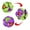 Purple, variant on Color Flipping Smooth Sphere Hand Toy Multifunctional Retractable Educational Stress Sensory Play for Kids Adults