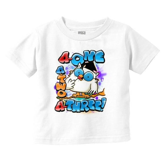 Airbrushed Tootsie Roll Pop Counting Toddler Boy Girl T Shirt Infant Toddler Brisco Brands 4T