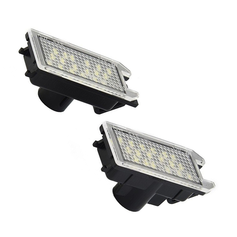 2x AUXITO LED License Plate Light Assembly For 2013-2019 Fiat 500 & More