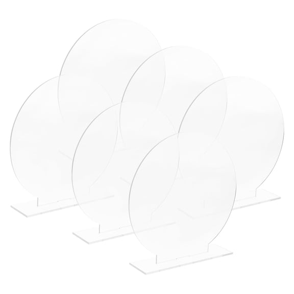 Acrylic Table Place Sign 6 Sets Blank Reception Numbers Party Favor Wedding Signs Banquet