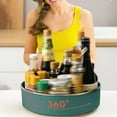thumbnail image 6 of Uutvmp 360°Rotating Round Lazy Susan Organizer, 11 Inch Non-Slip Turntable Organizer, Kitchen Storage Turntable for Cabinet, Pantry, Refrigerator, Countertop Spinning Organizer for Condiments, 6 of 9