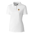 thumbnail image 2 of Women's Cutter & Buck White Baylor Bears Advantage Tri-Blend Pique Polo, 2 of 3