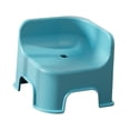 thumbnail image 4 of Taburete pequeño para niños, resistente y cambiador de zapatos para dormitorio, mesita de noche, multiusos. Azul, 4 of 9