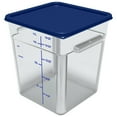thumbnail image 3 of Carlisle 1195507 Squares 18-Quart Polycarbonate Food Storage Container - Clear, 3 of 4