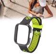 thumbnail image 1 of 2 In 1 Sweat Proof Quick Release Silicone Watch Replacement Band For Redmi Watch 3 With Soft And Breathable Material, 1 of 8