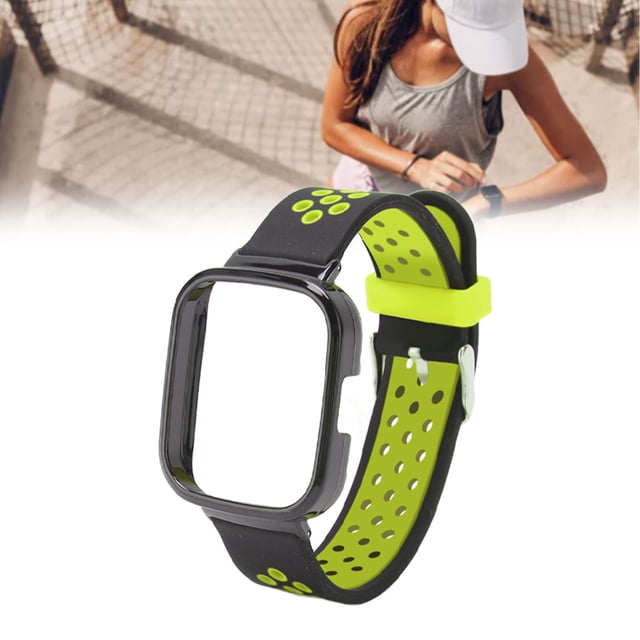 2 In 1 Sweat Proof Quick Release Silicone Watch Replacement Band For Redmi Watch 3 With Soft And Breathable Material