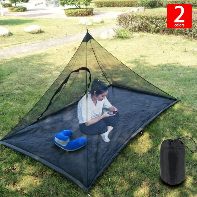 ODOMY Camping Mosquito Net Anti-Mosquito Bug Nets with Carry Bag ,Compact  and Lightweight, High Density Mosquito Net Tent for Outdoor Camping