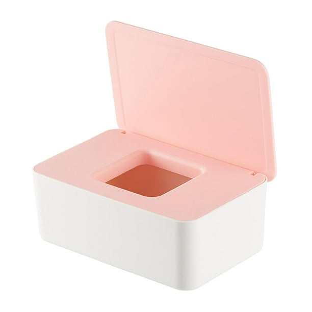 Dispensador de mascarillas con tapa Caja de almacenamiento de pañuelos Contenedor Waterpoof a prueba de polvo Práctico Multis Conveniente Funcional A Sunnimix cubierta de la caja de almacenamiento