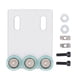 thumbnail image 1 of Rueda Auxiliar,Rueda De Alimentación Auxiliar De Placa Estrecha De Aluminio Y PU,Accesorio De Rueda De Alimentación De Borde Estrecho Para Aplicadora De Bandas De Borde Automática(3Wheel), 1 of 8