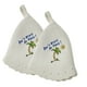 thumbnail image 1 of 2x Gorro de Lana para Casa de Baño Protección para La Cabeza Unisex # 5 Sunnimix Sombrero de sauna de fieltro de lana, 1 of 6