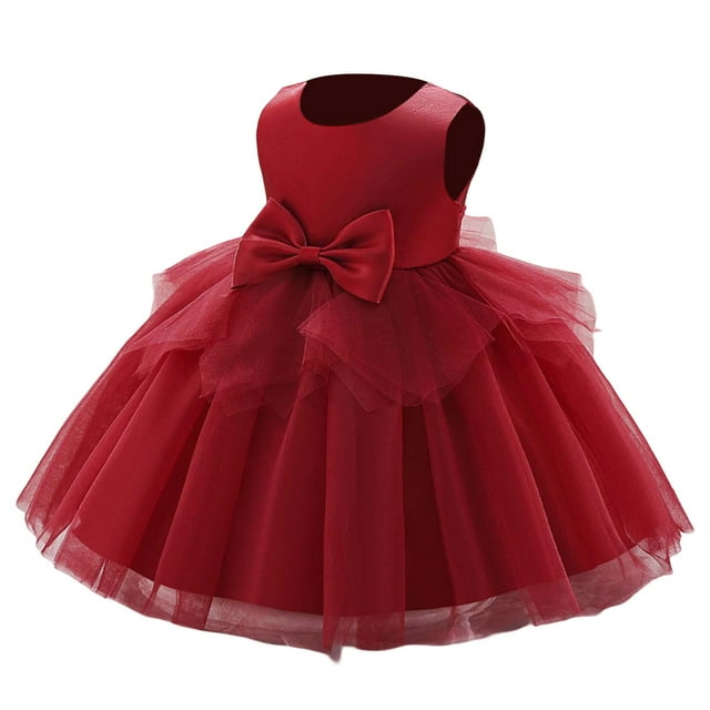 FhsagQ Robes pour Filles Robes pour Bébé Fille Printemps et Automne Manches Longues Motif Cœur Patchwork Robe pour Bébé Tout-Petits Filles Printemps le 7 Juillet Robes 3T Printemps Rouge 4-5 Ans