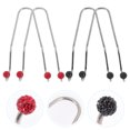 thumbnail image 1 of FONDOTIN 4Set Car Back Storage Hook Stainless Steel 12x7cm, 1 of 5