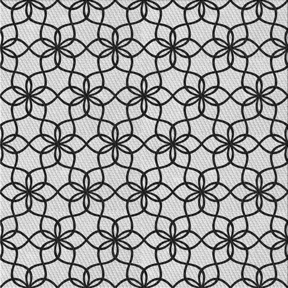 Ahgly Company Machine Washable Indoor Square Transitional Platinum Gray Area Rugs, 6' Square