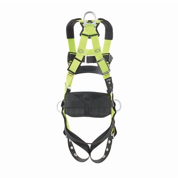 Honeywell Miller H5CS311022 H500 Harness, Vest Style, Universal, Polyester, Green