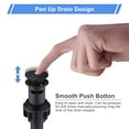 thumbnail image 7 of Wowow Bathroom Sink Drain with Overflow 2 Pack, Oil Rubbed Bronze Pop Up Drain, 7 of 7