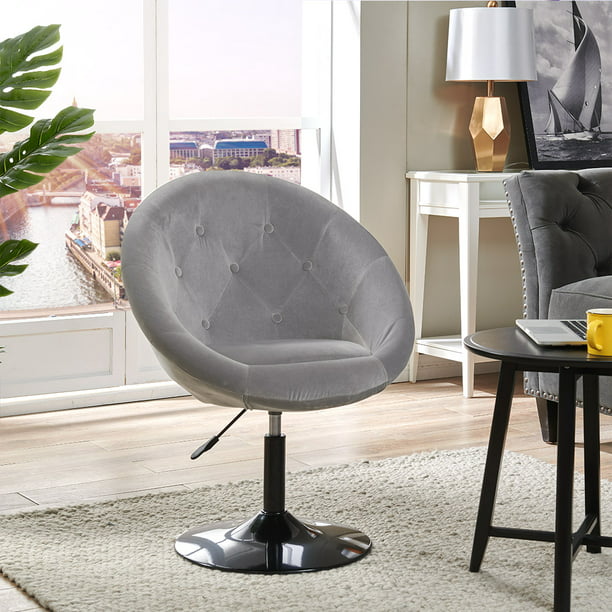 Duhome Velvet Accent Chairs Lounge, Adjustable Vanity Stool