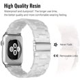 Compatible Watch 3840mm / 4244mm, Resin Replacement iWatch Band for