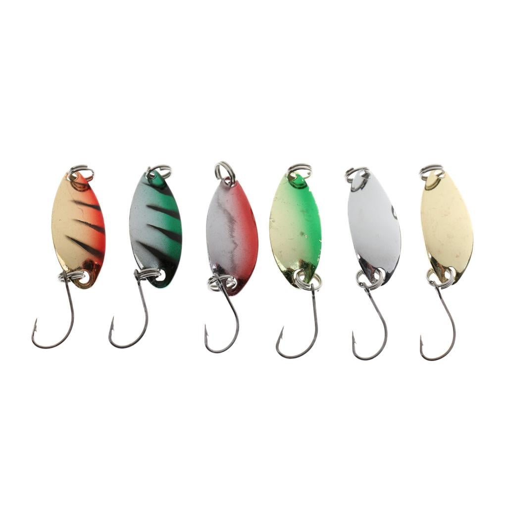 6pcs s Hard Barbed Hooks Metal Perch Herring Snakehead