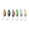 thumbnail image 1 of 6pcs cucharas Señuelos duros anzuelos de púas Señuelos cebos para perca arenque cabeza de serpiente DYNWAVEMX Señuelos de cuchara, 1 of 6