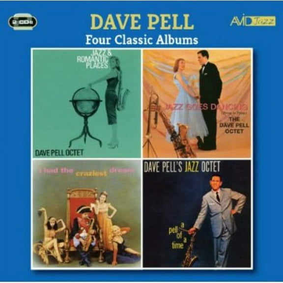 Dave Pell - 4 LPS: Jazz & Romantic Places - Music & Performance - CD