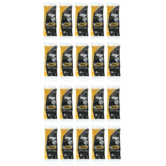 Bic Metal Bar Disposable Razor, 100 Count