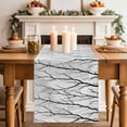 thumbnail image 2 of Table Runner 72 Inches Long for Kitchen Dining, Black Branches Dresser Scarf Farmhouse, Dining Table Decorations for Wedding/Parties, Modern Abstract Art Forest Silhouettes 18 x 72 In, 2 of 8