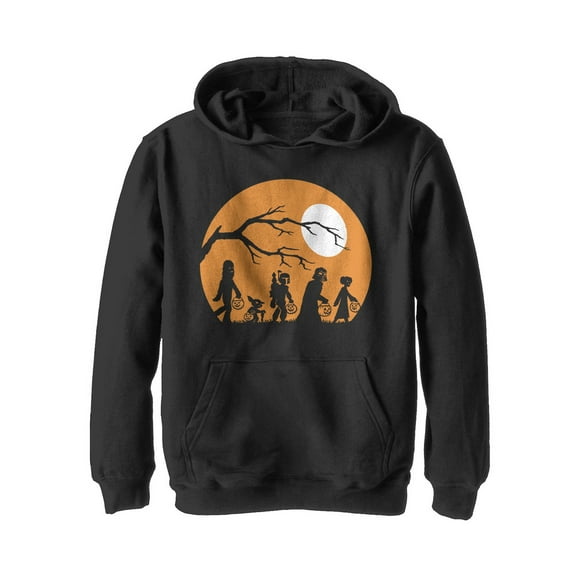 Boy's Star Wars Halloween Characters Trick or Treat Pull Over Hoodie Black Small