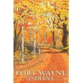 thumbnail image 4 of Fort Wayne, Indiana, Fall Colors Scene (1000 Piece Puzzle, Size 19x27, Challenging Jigsaw Puzzle for Adults and Family, Made in USA), 4 of 4