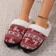 thumbnail image 4 of Zapatillas de dibujos animados lindos de Navidad Zapatillas de dormitorio lindas y suaves Zapatos de casa para parejas, 4 of 8