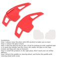 thumbnail image 4 of Extensions de Volant pour BMW F15 F25 F30 Aluminium Rouge, 4 of 12
