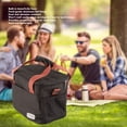 thumbnail image 3 of Bolsa de Almuerzo Aislada Fiambrera Reutilizable con Correa para el Hombro para Oficina Picnic Senderismo Playa Bolsa de Almuerzo a Prueba de Fugas Impermeable Plegable ANGGREK Otros, 3 of 8
