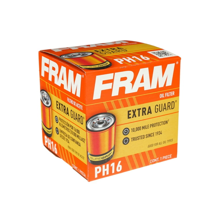 FRAM Extra Guard Spin-On Oil Filter PH16