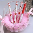 thumbnail image 6 of 6 PCS Cute Strawberry Press Gel Pen 6PCS Cute Strawberry Gel Pens - Black Ink, Retractable, 0.5mm, Nice Gifts, Cute Office Schǒ-ǒl Supplies, Gifts for Women stǔdənts Nurses Teachers Coworker, 6 of 9