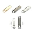 thumbnail image 4 of 20Pcs 5# Detachable Zipper Tags Repair Pull Tabs for Clothing Bags Sturdy Silver, 4 of 9